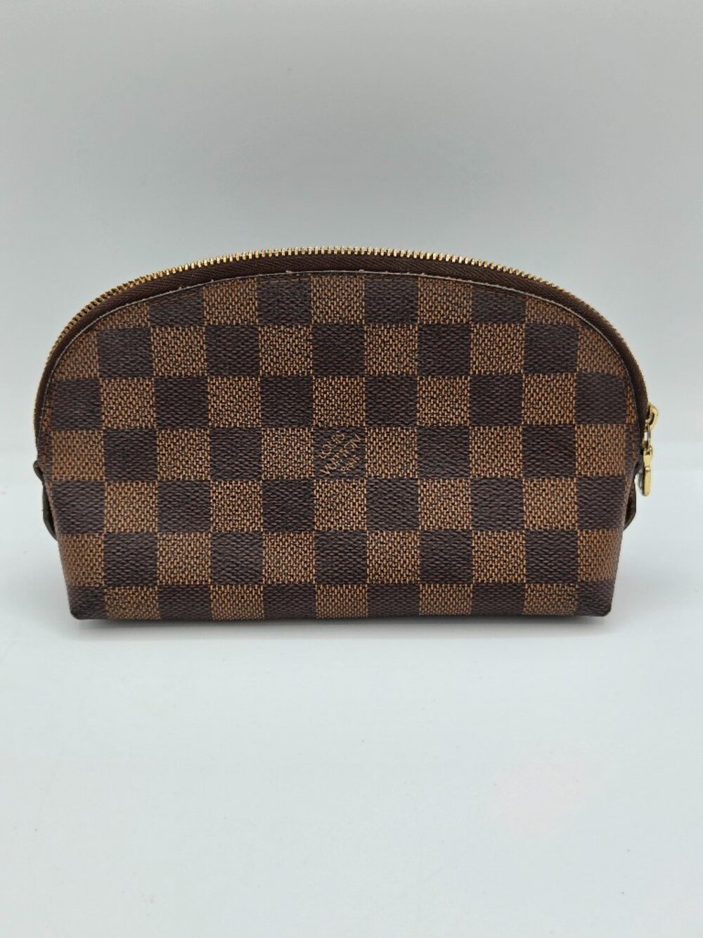 Louis Vuitton Damier Ebene Cosmetic Pouch PM | Authentic | Makeup Case